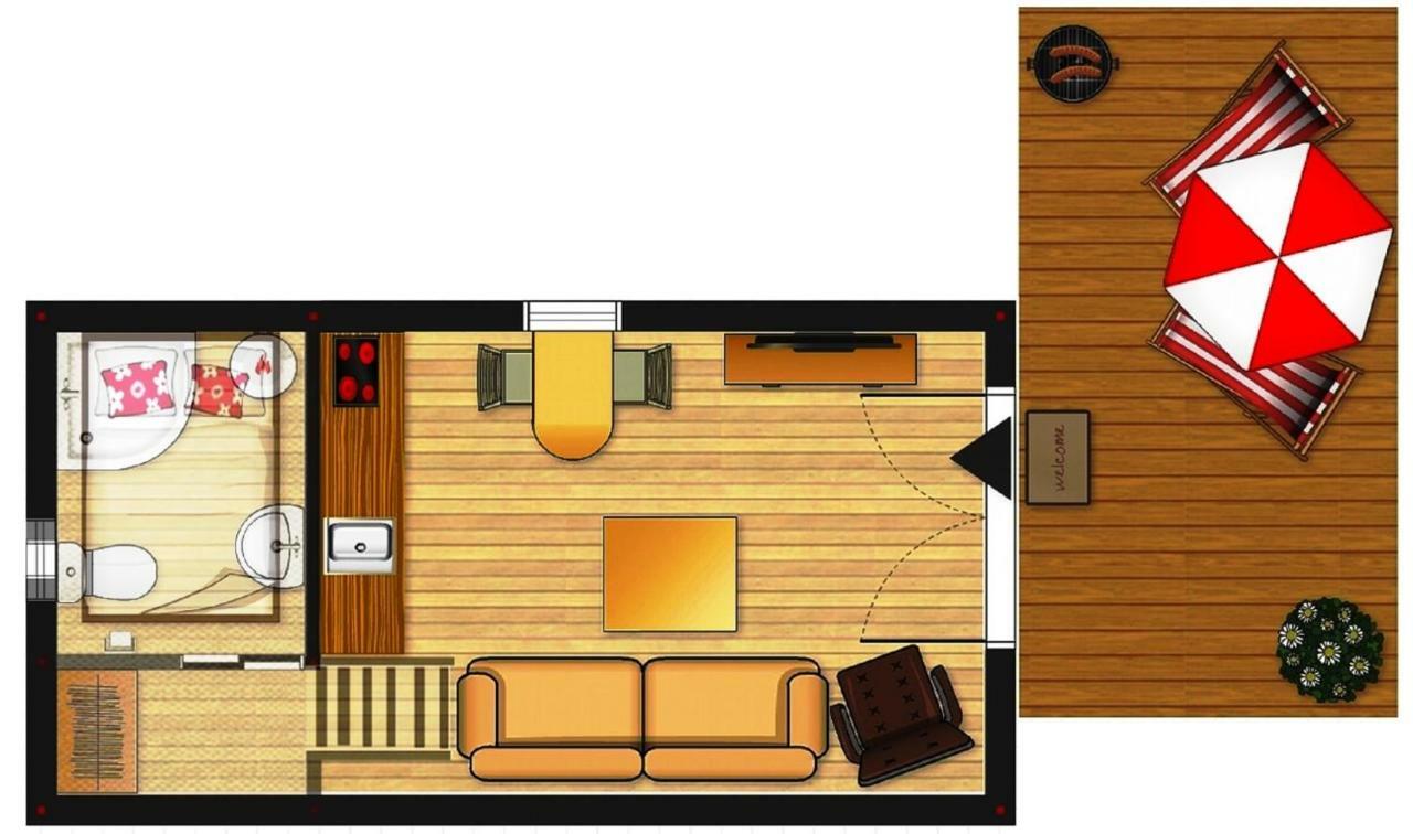 Апартаменти Tiny House Olivia Ліптовски-Градок Екстер'єр фото